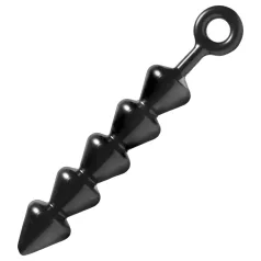 XR Brands - Spades - dildo anal com contas (preto)