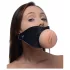 Master Series - mordaça com formato de vagina - silicone cor natural
