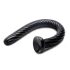Cobra Espiral Anal 19 - Dildo de Sucção (preto)