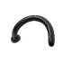 Hosed - Dildo anal com ventosa - Espiral flexível - Preto - 19 cm
