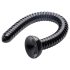 HOSED Mangueira Estriada 19 - Dildo Anal com Ventosa (preto)