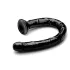 Hosed Anal Snake 19 - dildo anal com ventosa - preto