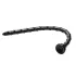 Hosed Swirl - consolador anal fino - silicone preto - 18 cm