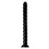 Serpente Anal Vortex Flexível 18 - dildo anal (preto)