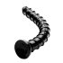 Serpente Anal Vortex Flexível 18 - dildo anal (preto)