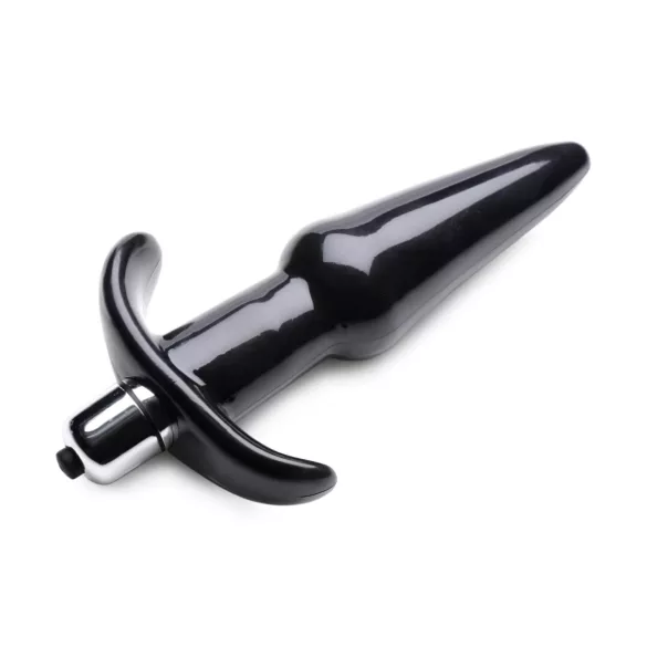 Frisky Smooth - vibrador anal - silicone preto
