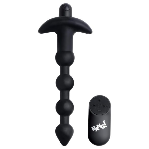 Bang! - Vibrador Anal Recarregável com Controle (Preto)