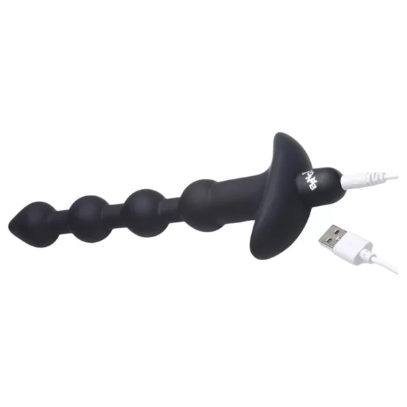 Bang! - vibrador anal recarregável com controle remoto (preto)