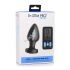 Zeus - Vibrador anal E-Stim sem fio (preto)