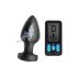 Zeus - Vibrador anal E-Stim sem fio (preto)