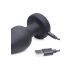 Zeus - Vibrador anal E-Stim sem fio (preto)