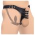 Strict - Cinto de Castidade Masculino com Plug Anal (preto)