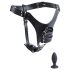 Strict - Cinto de Castidade Masculino com Plug Anal (preto)