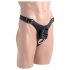Strict - Cinto de Castidade Masculino com Plug Anal (preto)