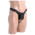 Strict - cinto de castidade masculino com plug anal - preto