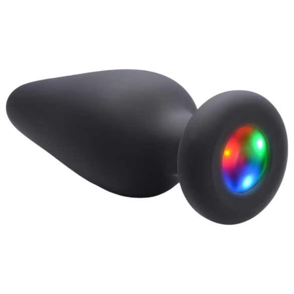 Booty Sparks - plug anal iluminado de silicone (preto)