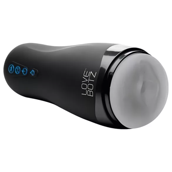 Lovebotz - masturbador masculino sucção e vibração à prova d'água - preto