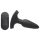Booty Sparks Laser - vibrador anal sem fio recarregável (preto)