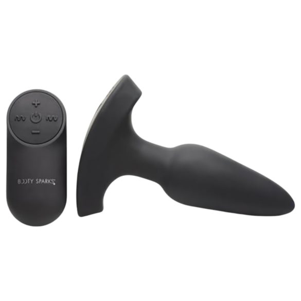 Booty Sparks Laser - vibrador anal sem fio recarregável (preto)