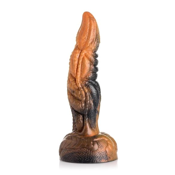 Creature Cocks Ravager - Dildo Texturizado de Silicone - 20cm (Laranja)