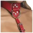 Strict - cinto corporal com alças no pescoço (vermelho)