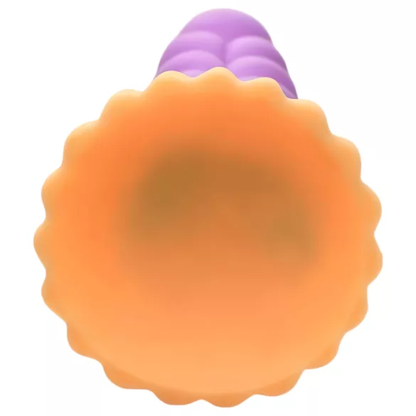 Creature Cocks Mystique - dildo unicórnio - 21cm - roxo e amarelo