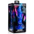 Tentáculo da Criatura Kraken - Dildo Espiral - 21cm (dourado-azul)