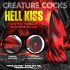 Beijos do Inferno Creature Cocks - Dildo de Silicone Torcido - 19cm (vermelho)