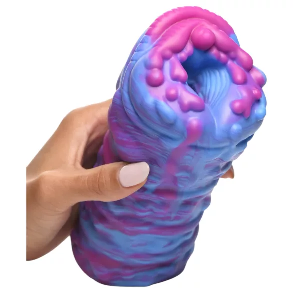 Creature Cocks Cyclone - masturbador masculino alienígena - silicone roxo rosa
