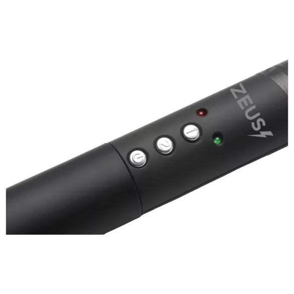Zeus - estimulador elétrico íntimo recarregável - preto