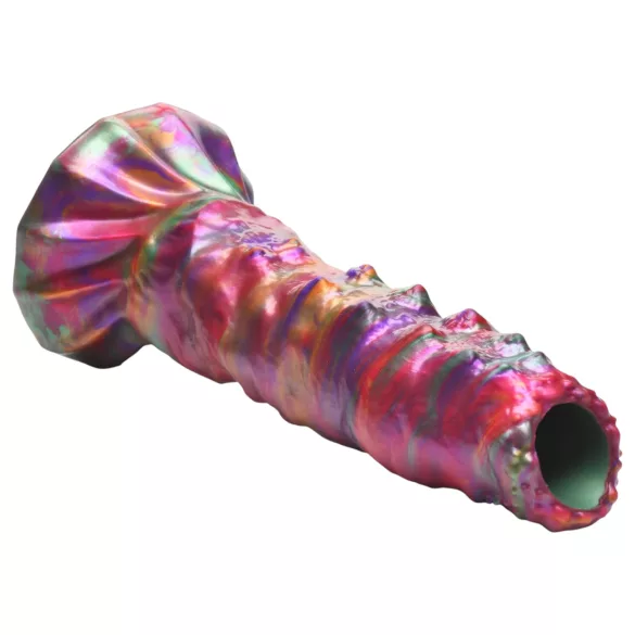 Creature Cocks Larva - ovipositor dildo alienígena - silicone arco-íris