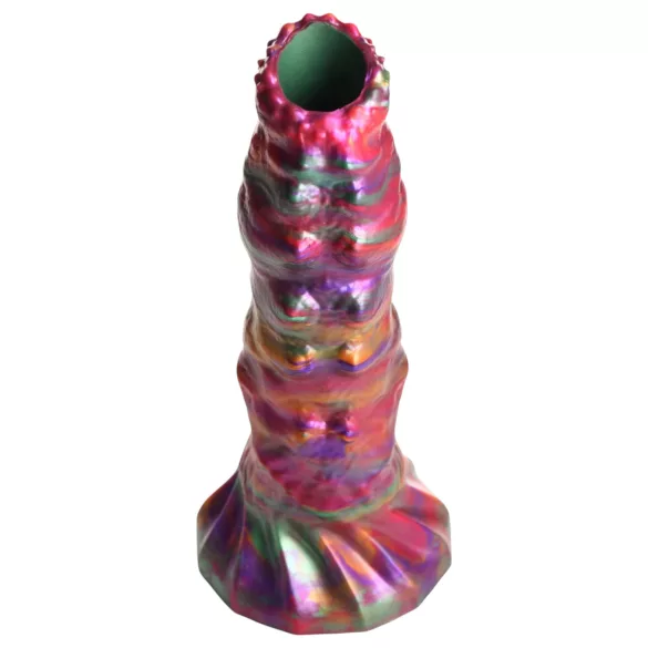 Creature Cocks Larva - ovipositor dildo alienígena - silicone arco-íris