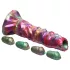 Creature Cocks Larva - ovipositor dildo alienígena - silicone arco-íris