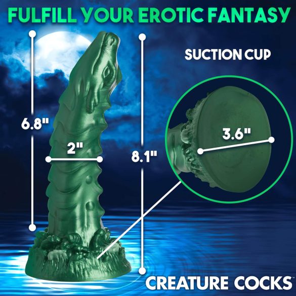 Monstro do Lago: Dildo de Silicone Verde