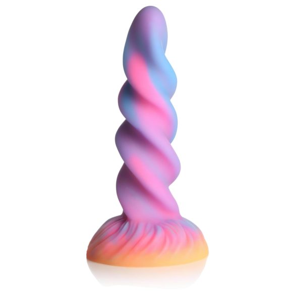 Dildo Unicórnio Luminoso - Piloto Lunar (roxo-pink)