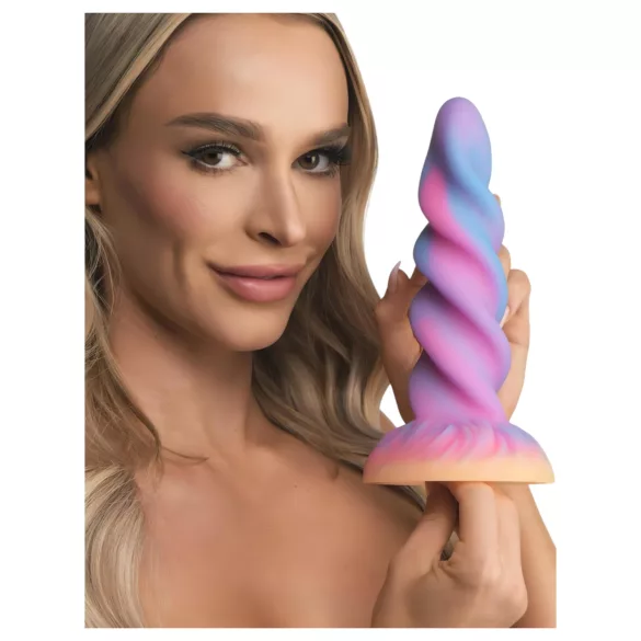 Creature Cocks Moon Rider - dildo unicórnio que brilha no escuro