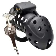 Master Series Lock Down - gaiola peniana ventilada (preta)
