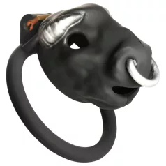   Master Series Bull - gaiola peniana com cabeça de touro (preta)
