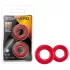 Stay Hard - anel peniano kit - silicone vermelho