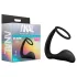 Anal Adventures Platinum - plug anal com anel peniano - silicone preto