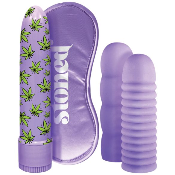 Stoner Bonga Bunga - Conjunto de Vibromassajador (4 peças) - Roxo