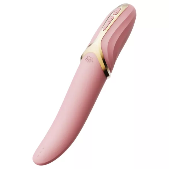 Zalo Eve - vibrador rotativo recarregável com aquecimento - silicone rosa