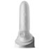Capa Peniana Fat Boy Micro com Ranhuras (15cm) - Branco
