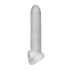 Fat Boy Micro com Nervuras - Extensor de Pênis (19cm) - Branco