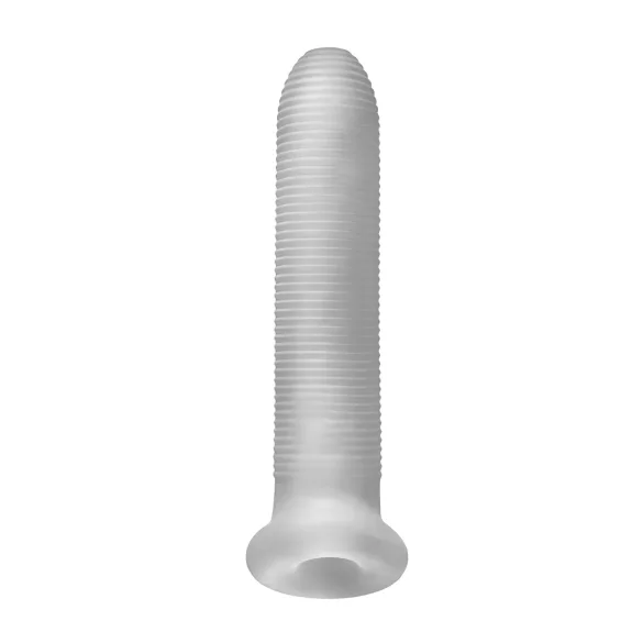 Fat Boy Micro Ribbed - capa peniana texturizada - 19cm - branco