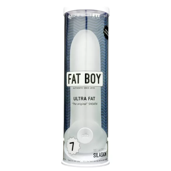 Perfect Fit - Fat Boy Original Ultra Fat - capa peniana (19 cm, branca)