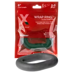 Perfect Fit - anel peniano grosso - silicone preto 15cm