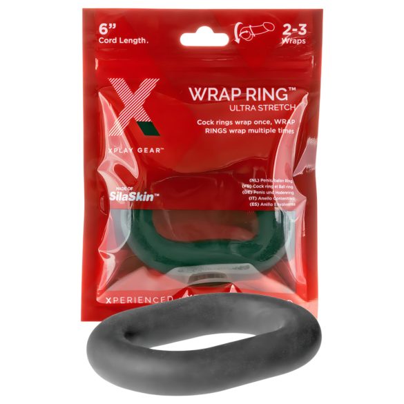 Perfect Fit Ultra Wrap 6 - anel peniano grosso - preto (15cm)