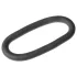 Perfect Fit - anel peniano grosso - silicone preto 30cm