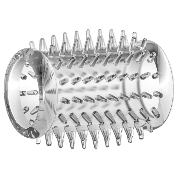 Stay Hard - anel peniano com textura - transparente